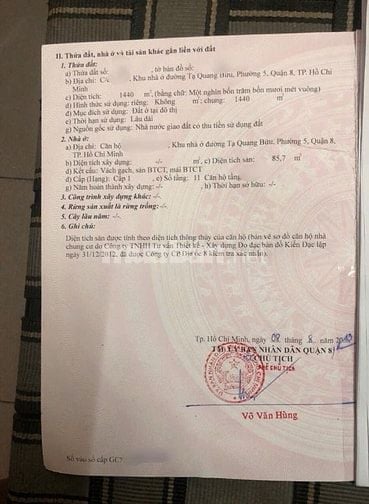 Him Lam Nam Khánh 2PN 85,7m2  tặng nội thất dính tường SHR ngay TTHC