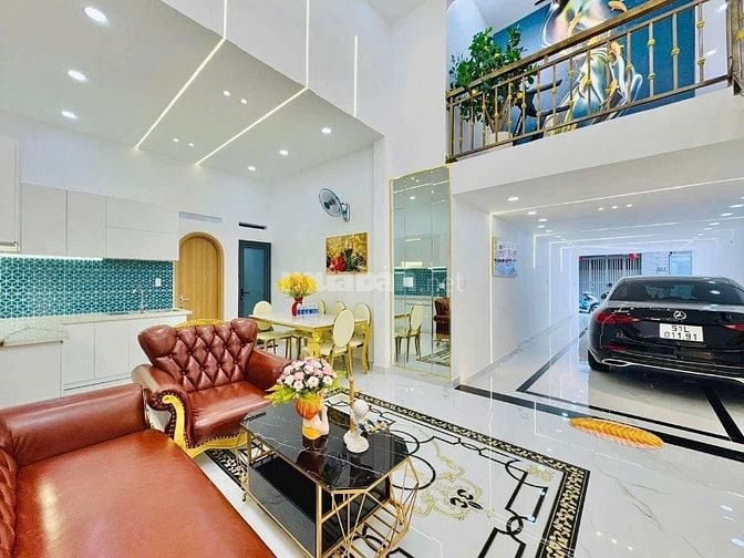 ⭐️Nhà 2 Lầu Mặt tiền đường đẹp Cao Cấp gara để 2 xe hơi Đường Số 2
