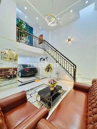 ⭐️Nhà 2 Lầu Mặt tiền đường đẹp Cao Cấp gara để 2 xe hơi Đường Số 2