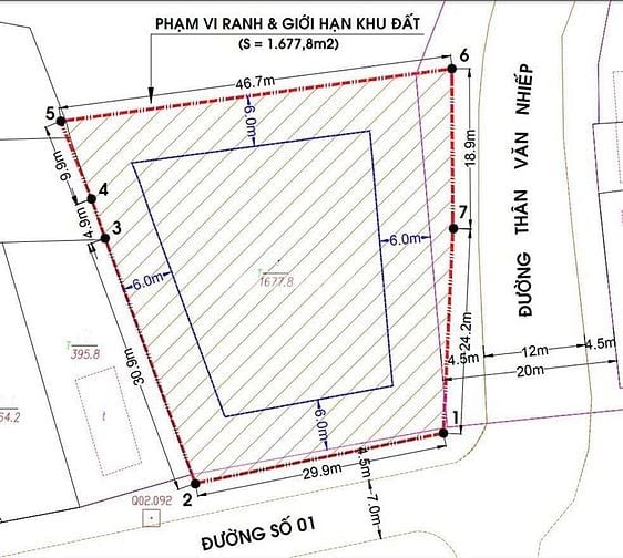 Bán đất lớn Thân Văn Nhiếp góc đường số 1, An Phú, 1.745m², giá 200 tỷ