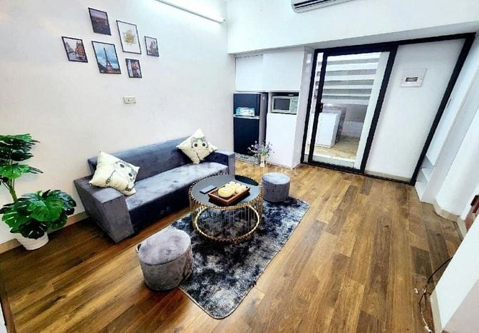 Căn Studio 2 ngủ tầng 1 TT Hoàng Mai, chủ để full đồ ra đi tay trắng