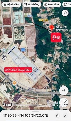 Cách KCN Minh Hưng 300m vị trí quá đẹp để ở hoặc đầu tư