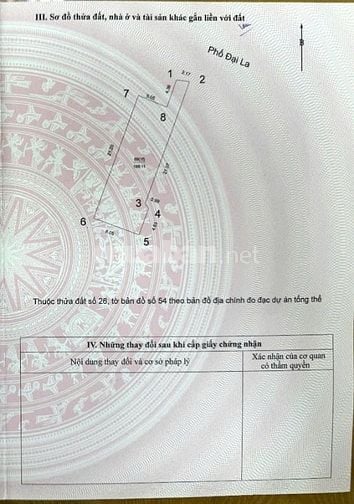 Chính chủ bán nhà mặt phố, ngã tư, SĐ CC, số 157 phố Đại La, HBT HN