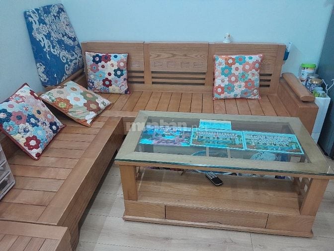 Bán bộ bàn ghế góc chữ L còn rất mới