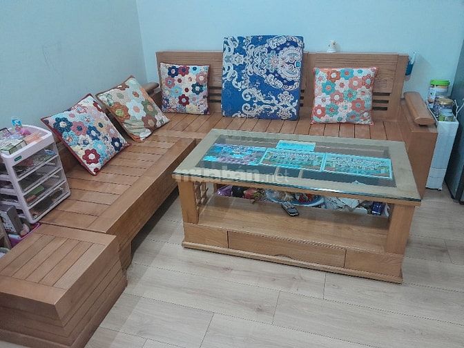 Bán bộ bàn ghế góc chữ L còn rất mới