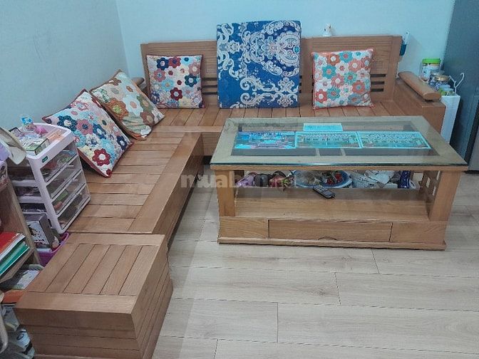 Bán bộ bàn ghế góc chữ L còn rất mới