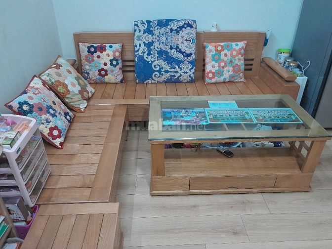 Bán bộ bàn ghế góc chữ L còn rất mới