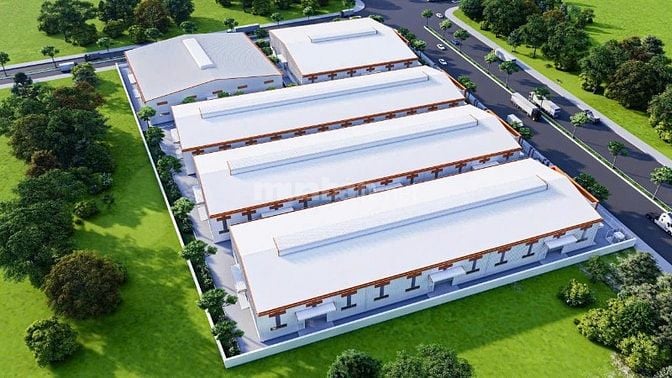 Bán kho xưởng mới xây 100% KCN Thủ Thừa , Long An, diện tích : 4.200m2