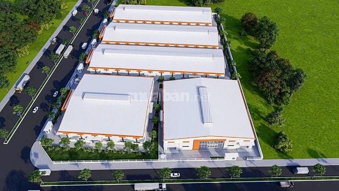 Bán kho xưởng mới xây 100% KCN Thủ Thừa , Long An, diện tích : 4.200m2