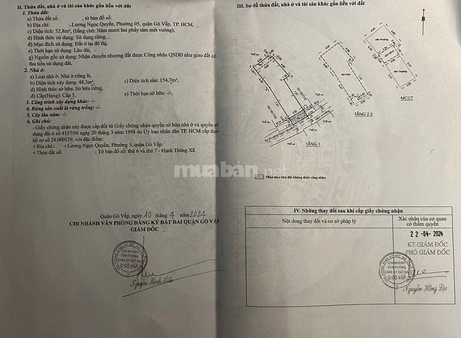 Bán nhà Lương Ngọc Quyền, Gò Vấp, 100m², có thang máy, giá chỉ 16 tỷ
