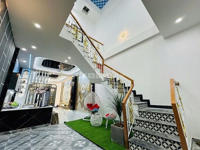 Quá Đẹp Cho Căn Nhà Mái Hộp Hiện Đại-4.6x28m -1trệt 1lầu 4PN 3WC 