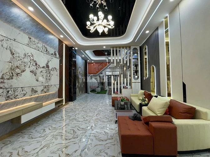Quá Đẹp Cho Căn Nhà Mái Hộp Hiện Đại-4.6x28m -1trệt 1lầu 4PN 3WC 