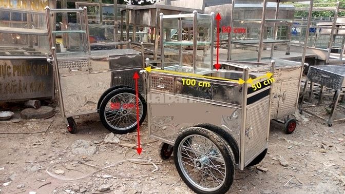 BÁN THANH LÝ XE ĐẨY BÁN XÔI, BÁNH MÌ, HÀNG RONG...