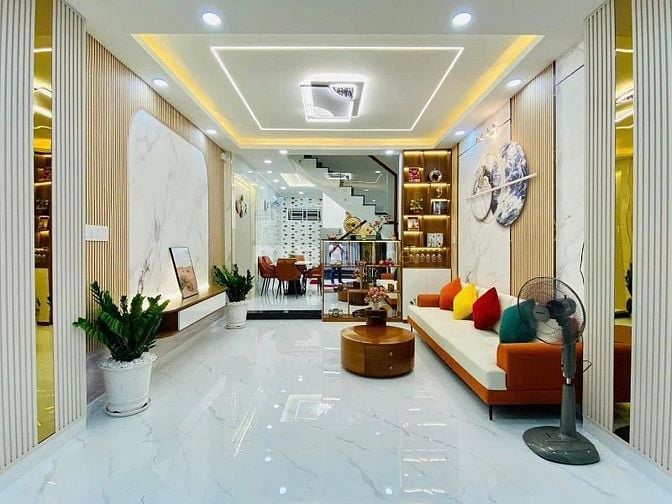 Chính chủ bán nhà 1 lầu,hẻm ô tô,gần chợ An Nhơn, giá 2tỷ260 Sổ Riêng