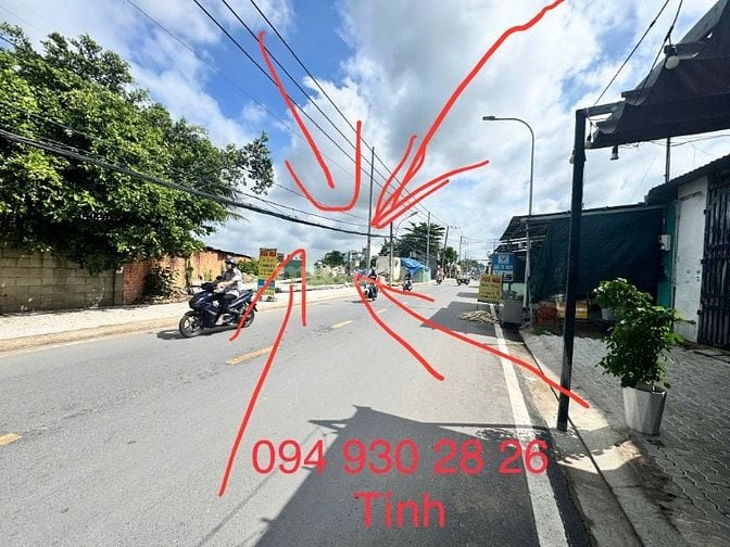 Bán đất mặt tiền đường Trịnh Thị Miếng