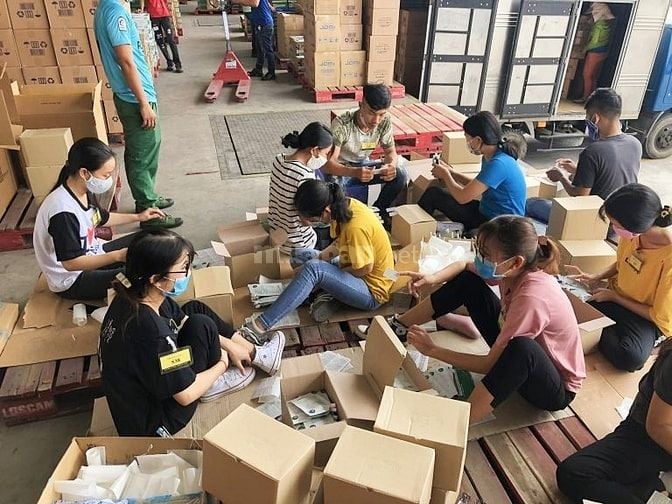 TUYỂN GẤP NHÂN VIÊN ĐÓNG GÓI - DÁN TEM TẠI TP HCM, NHẬN VIỆC NGAY 