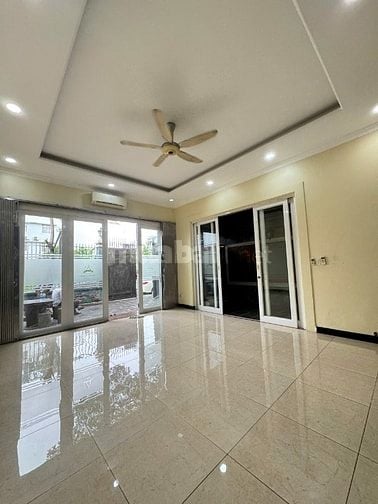 Nhà Thạnh Mỹ Lợi cho thuê. DT:8x20m, gara trệt 2 lầu, 4 phòng, có NT