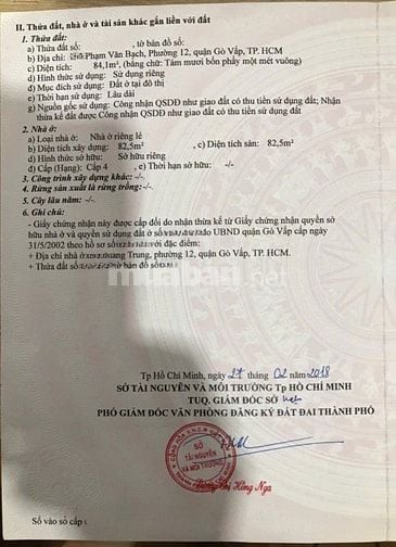 🌷 🌷 🌷 BÁN NHÀ GÓC 2 MẶT TIỀN : 672 PHẠM VĂN BẠCH - P. 12 - Q.GÒ VẤP