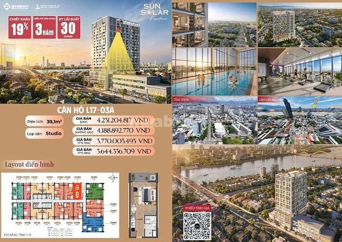 BÁN NHANH CĂN STUDIO MẶT TIỀN ĐƯỜNG LÊ DUẨN ĐÀ NẴNG - CÁCH CẦU SÔNG HÀ