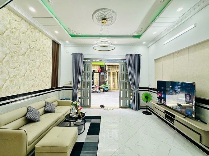 Tôi cần Bán nhà 2 lầu 1 trệt Thiết kế 4pn,3wc giá 5ty4 nội thất đầy đủ