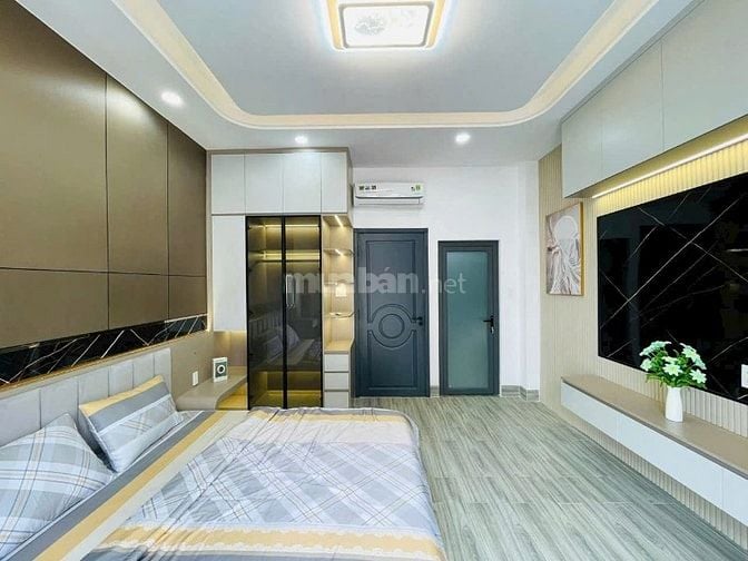Bán căn nhà đẹp, 4 tầng, hẻm 6m Trần Thị Trọng, chỉ 7,8 tỉ - TL