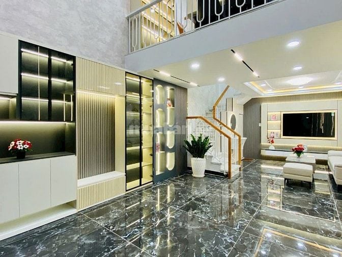 Bán căn nhà đẹp, 4 tầng, hẻm 6m Trần Thị Trọng, chỉ 7,8 tỉ - TL
