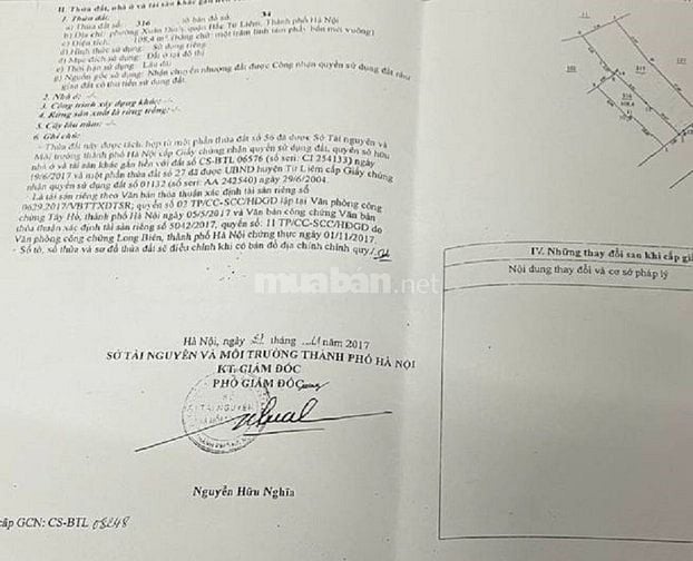 BÁN ĐẤT NGÕ 355 PHƯỜNG XUÂN ĐỈNH, TP HÀ NỘI