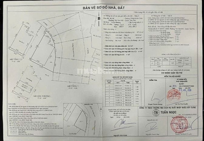 Bán nhà Góc 2 mặt tiền 46-48 Diệp Minh Châu, P.Tân Sơn Nhì, Q.Tân Phú