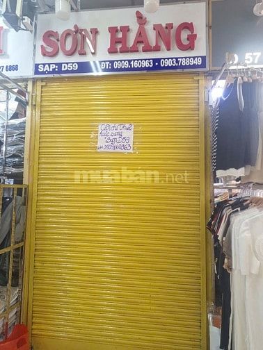 Sang hoặc cho thuê sạp chợ An Đông 1, Quận 5, vị trí đẹp 