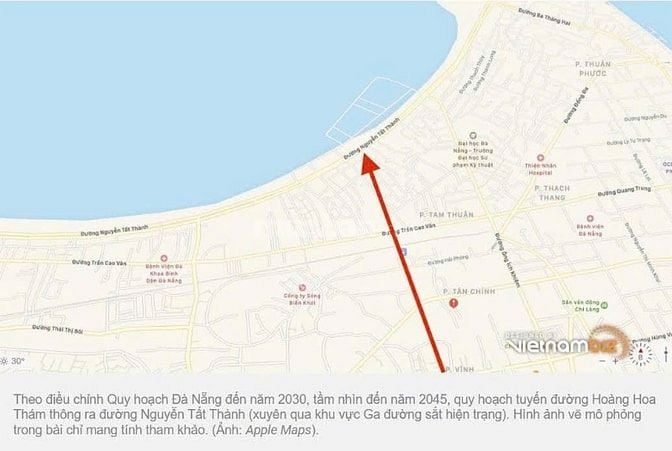 Bán đất kiệt Hoàng Hoa Thám, Thanh Khê, Đà Nẵng 148m2 Giá 8,X Tỷ