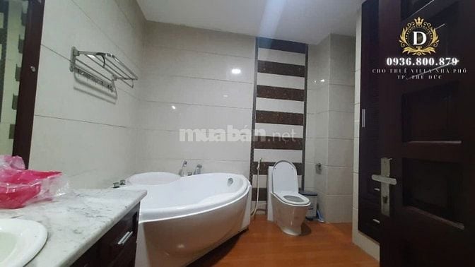 Cho thuê nhà mặt tiền đường 16m An Phú, Hầm trệt 2 lầu, 4PN, full nt