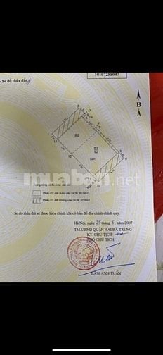 Bán nhà ngõ Tạ Quang Bửu, 92m2, MT: 7m