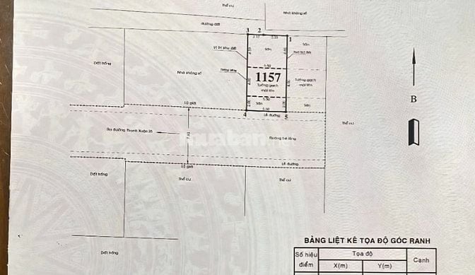 Bán lô đất 59m2 hẻm 7m khu dân cư Quận 12 giá 3,65 tỷ