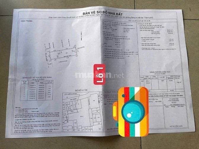 Bán 3 lô đất siêu rẻ 916 /21ABC Lạc Long Quân, gần ngã tư Bảy Hiền