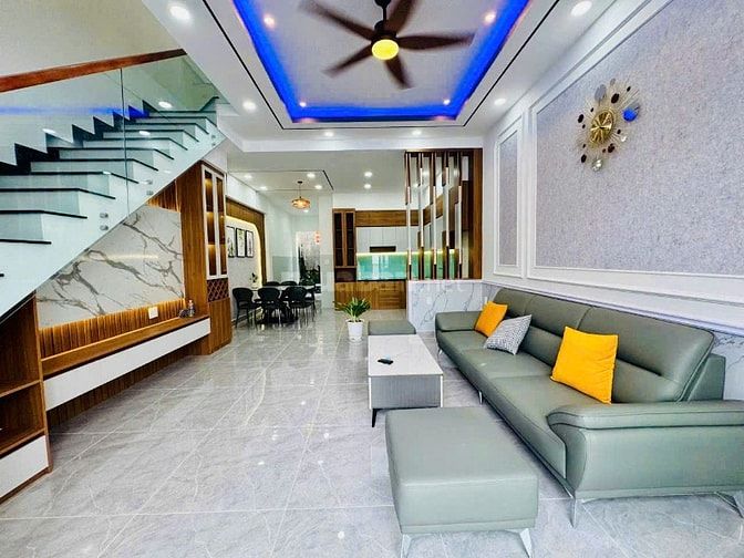 BÁN NHÀ MỚI HOÀN THIỆN - GẦN CHỢ , BỆNH VIỆN 5 x 21m SHR
