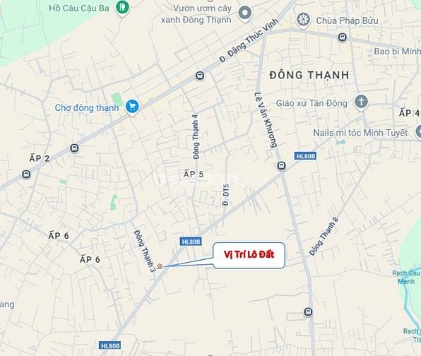 🏡 CẦN BÁN LÔ ĐẤT MẶT TIỀN ĐƯỜNG ĐÔNG THẠNH 3 HUYỆN HÓC MÔN