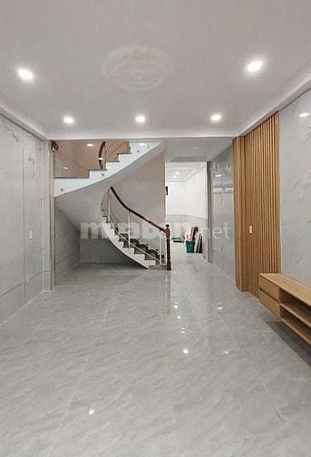 Nhà mới đúc 3 tầng hẻm 6m Nguyễn Văn Quá, Q 12, 4x14, sổ hồng 4 tỷ 850