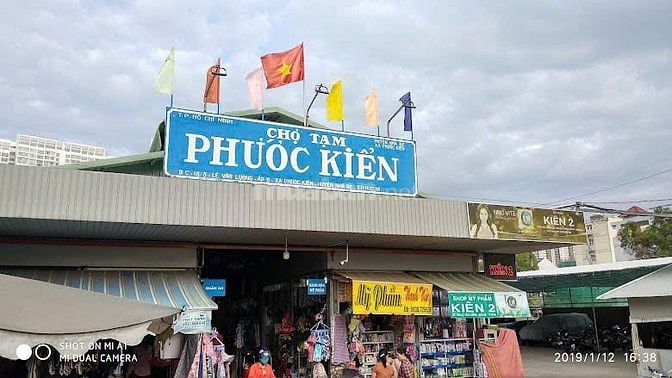 Bán nhà mặt tiền Lê Văn Lương, Vị trí đắc địa, đối diện chợ Phước Kiển