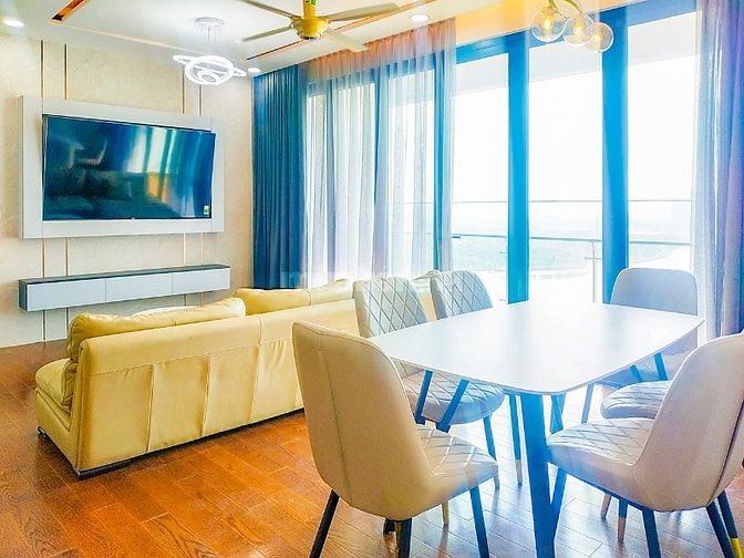 Bán Căn hộ tại D'Edge Thảo Điền tầng cao view sông 3 phòng ngủ 142m2