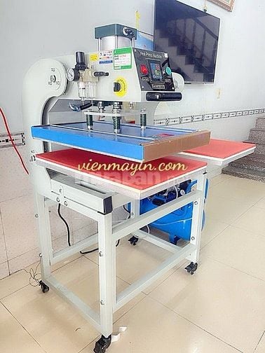 MÁY ÉP NHIỆT KHÍ NÉN 2 MÂM KHỔ 40X60