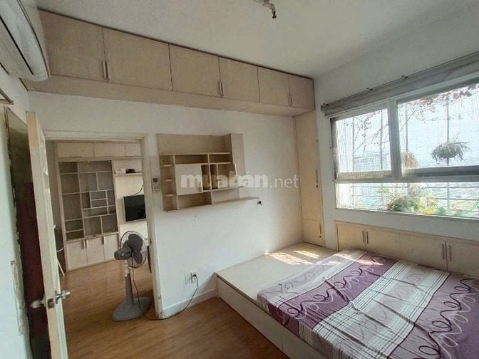 Chung cư 590 CMT8, P11, Q3: 1p ngủ, ban công, 50m2, 6tr5/tháng