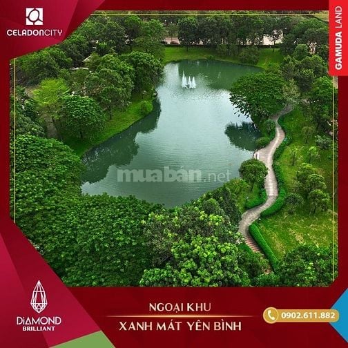 Cho thuê căn hộ trệt Ruby 2PN 68m2 celadon city