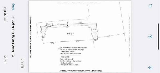 chính chủ gửi bán gấp mặt tiền QUốc Hương cực hiếm có 102 tại TĐiền