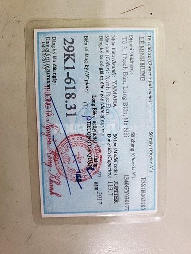 Bán Jupiter FI 2017 Xanh GP Chính Chủ