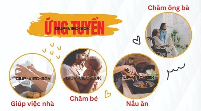 TÌM VIỆC QUẢN GIA - GIÚP VIỆC NHÀ - TẠP VỤ CÔNG TY THEO GIỜ. 