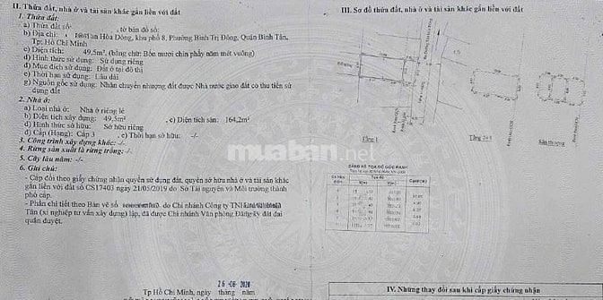 Bán nhà đường Tân Hòa Đông, Bình Trị Đông, Bình Tân