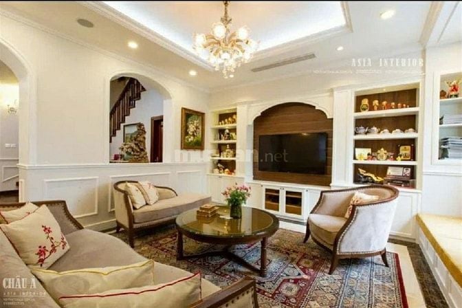 BIỆT THỰ AN KHANG 225M2 XÂY 1 HẦM 4 NỔI– NỘI THẤT SANG XỊN 