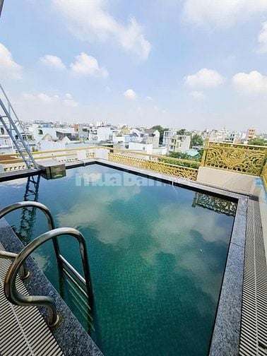 Biệt thự 5lầu mái Thái MTKD Nguyễn Văn Khối 7m 266m2 KM hồ bơi 22.5 tỷ