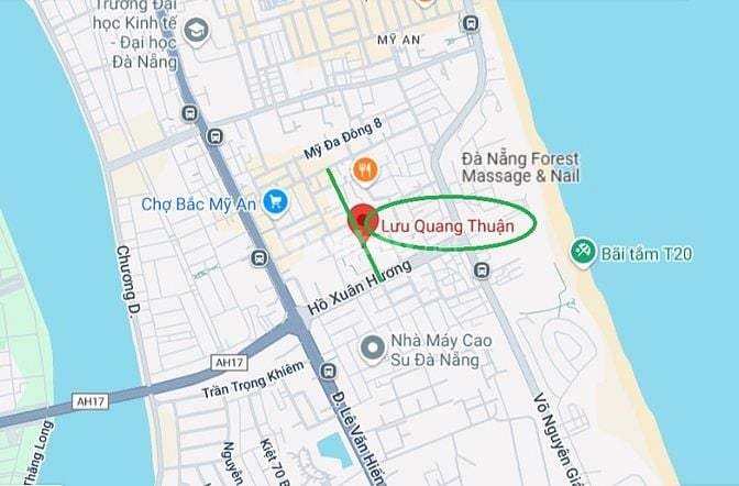 Bán nhà 2 tầng 2 mặt tiền phường Mỹ An, Ngũ Hành Sơn – Giá 9,X Tỷ 