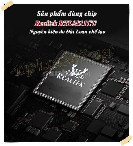 USB WiFi 5G AC600 dùng bắt sóng & phát sóng WiFi cho máy tính